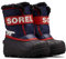 Sorel KIDS SNOW COMMANDER Schneestiefel für Unisex Baby, Lila (Nocturnal x Sail Red) - Children, 31 EU, Lila Nocturnal X Sail Red Children