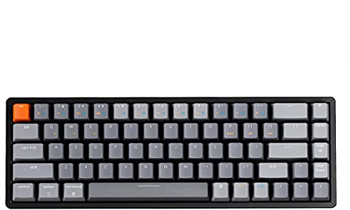 Keychron USA K6 Bluetooth RGB Backlit Tactile Aluminium Mac/PC 65% Keyboard