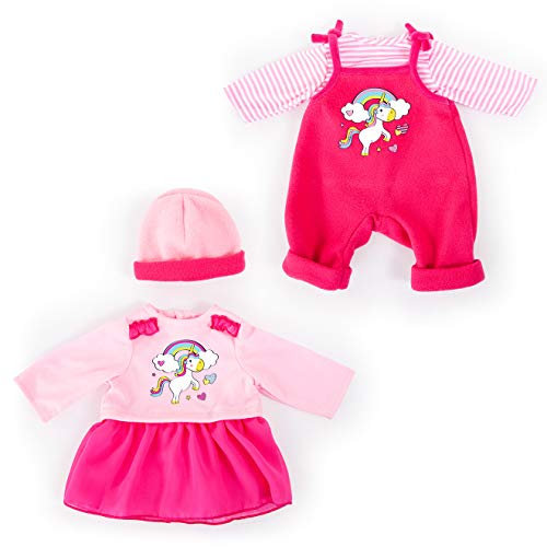 Bayer Design 83819AA Puppenkleidung, Puppenoutfit, mehrteilige Puppenanziehsachen, Puppenzubehör