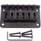 Ayubousa Chevalet rigide pour guitare Fender 6 cordes standard américaine Stratocaster Telecaster Noir