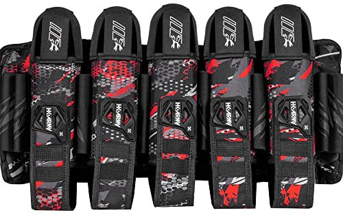 HK Army Scorch Paintball-Geschirr-Set mit 5 + 4 Auswurf