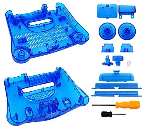 Calager Game Machine Case Flexible Kratz Feste 3 Farben verfügbare Videospiel Konsole Anti-Staub-Abdeckung Blau