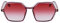 Karl Lagerfeld KL6083S Sunglasses, 626 Dark Strawberry/Rose, 56 Unisex
