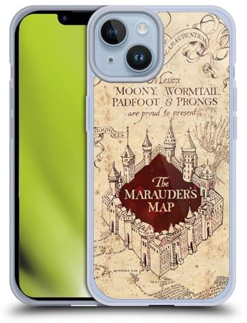Head Case Designs Officially Licensed Harry Potter The Marauder's Map Prisoner Of Azkaban II Soft Gel Case Compatible With Apple iPhone 14