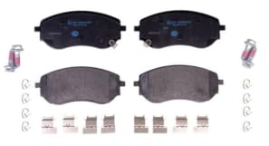 HELLA 8DB 355 037-901 Brake pad set - with acoustic wear warning - T2769 - for e.g. MERCEDES-BENZ/NISSAN