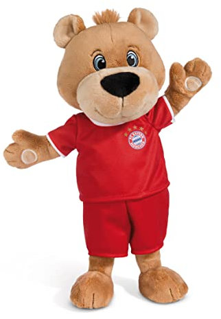 NICI Kuscheltier FC BAYERN MÜNCHEN Bär Berni 35 cm – Stofftier aus weichem Plüsch, Fußball Fanartikel zum Kuscheln und Spielen, für Kinder & Erwachsene, 49074, tolle Geschenkidee, braun