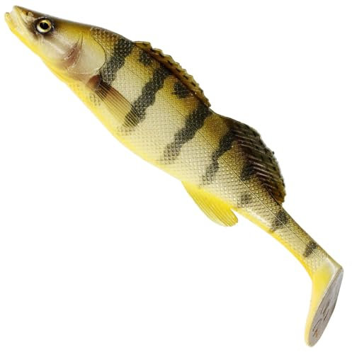 Westin ZanderTeez Shadtail 17cm 56g - Gummifisch, Farbe:Volga Zander