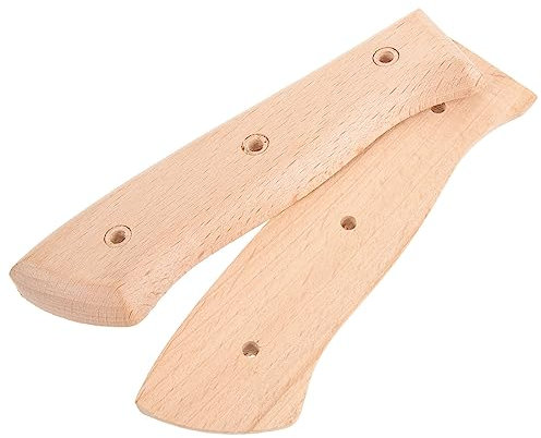 OSALADI 1 Jeu Poignée De Coupe Manche De Rechange pour Couteau De Cuisine Coupe Tube Pneumatique Manche De Couteau à Sashimi Fourniture De Cuisine Couteau à Poignée en Bois Antidérapant