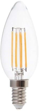 LED-Lampen - Kerze E14 - IP20 - Klar - 5,5 Watt - 600 Lumen - 3000K - 2 Jahre
