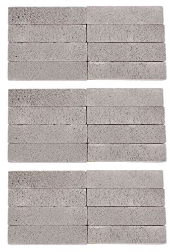 HOMEDEK 24 StüCk Bimsstein Zum Reinigen Der Bimsstein Scheuer Schwämme Grauer Bimsstein Reiniger Zum Entfernen des Ringes Der Toiletten SchüSsel Haushalt KüChe Pool