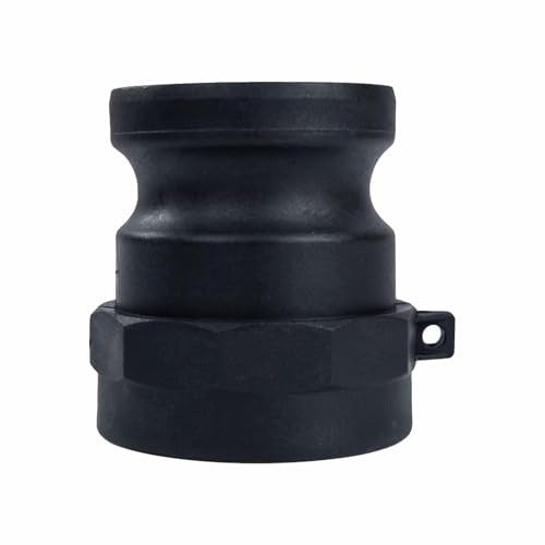 TopHomer Camlock-Kupplungsanschluss, Typ A, männlicher Nocken-Schnellkupplungs-Schlauchanschluss, Tankadapter für Garten, Küche(2'')