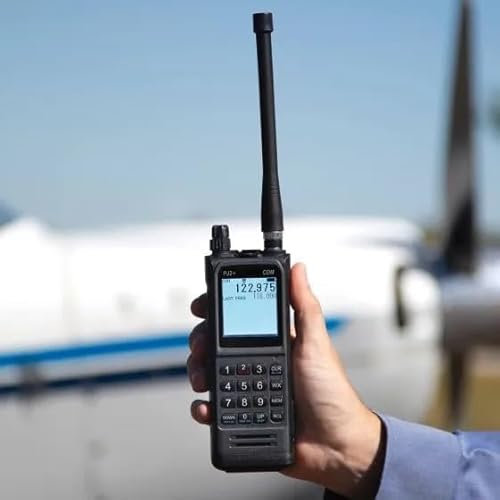 PJ2+ COM Radio - VHF Portable Aéronautique - ÉMETTEUR RÉCEPTEUR - VHF 118-136MHZ, ESPACEMENT 8,33/25KHZ