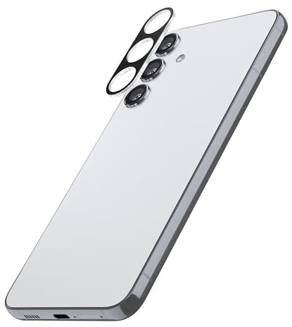 cellularline - Camera Lens - Für Samsung Galaxy S24 - Kameraschutz aus gehärtetem Glas – stoßdämpfend, blasenfrei, ultraklar, Anti-Fingerabdruck