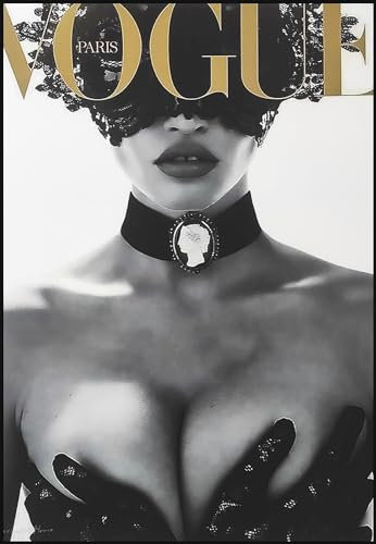 KUSTOM ART Dekoratives Wandposter Schwarz und Weiß Kunstdruck auf beschichtetem Papier 42 x 30 cm Ohne Rahmen