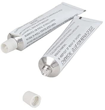Rurunklee Flüssiges PVC Reparatur Kleber für Schlauchboote Su p Flickzeug für Pool Pool Spa Luftmatratzen Wasserbett Luftbett Airtrack Wathose Funktioniert Auf PVC Materialien -2 x 30ml