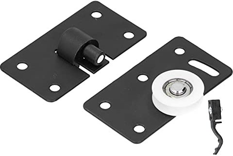 Schwarze Schiebeschrank-Hardware-Komponente, Home-Garderobe, Schiebetür-Rad, Schiebetür-Rad, Kleiderschrank, Schrank, Schrank, Möbel, Gerilltes Rad, Schiebetür-Hardware