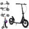 XXL Big Wheel Scooter Kinder City Roller mit Handbremse und Bremse Klappbarer Cityroller für Kinder D