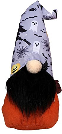 JSGHGDF Halloween Fledermaus Hut Ornament für kreative gesichtslose Puppen für Zuhause Neujahr Geburtstag Hochzeit Party