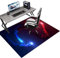 Tkuhknag Tapis Chaise Gaming - Tapis Protège-Sol pour Chaise - Tapis Bureau Sol - Tapis Protection Sol Chaise Bureau - Protection de Sols Durs - Protège Parquet - Tapis Antidérapant 160 x 200 cm