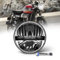 BraveWAY 7 Pouces Phare Led Moto 12000LM, Rond Phare Led，Dot Approuvé Hi Lo Beam,Câble H4-H13 Compatible Avec moto, Plug and Play