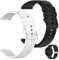 2-Stück Uhrenarmband 22mm Silikon, Ersatz Silikon Uhrenarmband Weiche, Uhrenarmbänder Mit Schnellverschluss, Smartwatch Armband 23mm für Herren, Smartwatch Armband Wasserdichte, Uhren Zubehör Ersatz