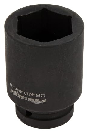 Neilsen CT6563 1in Dr Deep Impact Socket 46mm - 6 Point Single Hex, Height 90mm