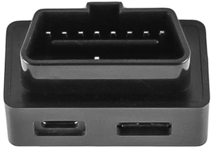 Laroal Auto-OBD-Netzteil PD 30 W OBD-Stecker auf USB-Buchse Typ C, Ladegerät DC12–24 V, OBD-Autoladegerät für Mobiltelefone, Armaturenbrettkameras, Tablets, DVR