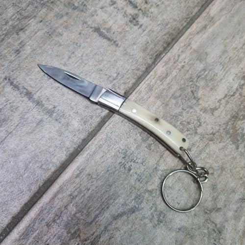 Generico Coltello Portachiavi tipo Pattada manico in corno coltellino piccolo manico sardegna tascabile