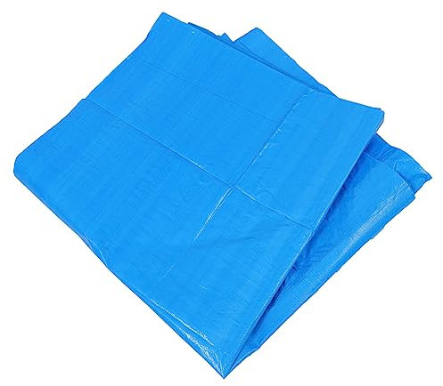 MILISTEN Poolmatte poolabdeckungen Pool abdeckungen schutzhaube Pool-Abdeckung Schwimmbadabdeckung klare Plane freibad Farbtropfentuch Tropfen Tuch malen Plane malen pe gewebtes Tuch Blue
