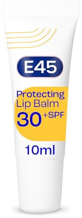 E45 Protecting Lip Balm - nourishing and softening balm for dry and chapped lips - SPF30 for all-year-round high UVA/UVA Protection - 10ml