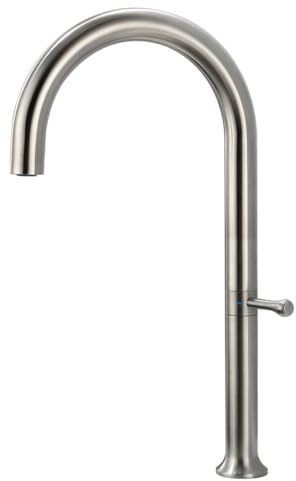 GranMaster GRAVIS Küchenarmatur Edelstahl – Edelstahl Gebürstet, 360° Schwenkbarer Auslauf, Modernes Design, Einhebelmischer, Wasserhahn mit Luftsprudler, Hochwertige Spültischarmatur