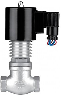 Électrovanne haute température DN15-DN65 avec piston AC220V 110V, électrovanne normalement fermée for vapeur, liquide et eau(NPT-12V,DN50)