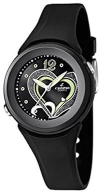CALYPSO Reloj Mujer K5576/6 Trendy Caja de Caucho Multi Correa de Caucho Negro