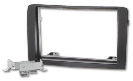 Doppel-DIN Radioblende Fiat Idea ab 2005 - Farbe schwarz