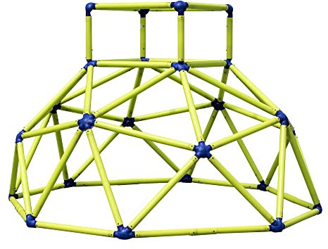 Eezy Peezy Monkey Bars Climbing Dome - Sturdy & Portable Jungle Gym for Kids, Backyard Playset for Toddlers, Active Outdoor Fun for Kids Ages 3 to 8 Years Old, Lightweight & Easy Assembly, Green/Blue