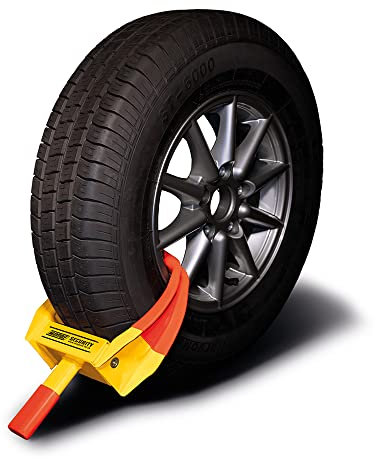 Maypole Universal Wheel Clamp Suitable for Cars, Vans, Motorhomes, Caravans, Trailers Tyre Width 175 mm to 225 mm
