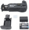 DSTE® Batterie Griff für Pentax K-7 K-5 K7 K5 SLR Digital Kamera als D-BG4 mit (2 packung) D-LI90