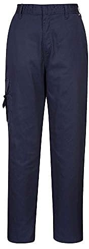 Portwest Pantalones Combat De Mujer, Tamaño: XS, Color: Marino, C099NARXS