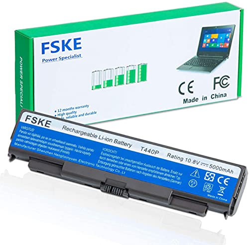 FSKE® 0C52864 0C52863 Akku für Lenovo ThinkPad L440 L540 T540P T440P W540 W541 L540 Serie Notebook Battery, 6 Zellen 10,8V 5000mAh