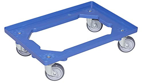Allit ProfiPlus EuroRoll>OS<600,blau, Rollwagen für Eurobehälter 600x400, 456856, blau