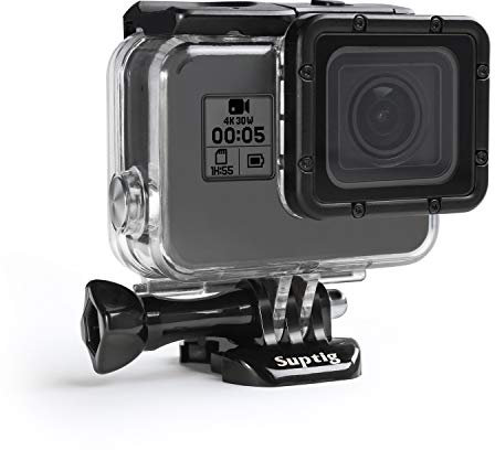 Suptig Custodia Compatibilità per GoPro Hero 7 Nera Impermeabile 45 m