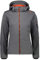 CMP Chaqueta Mujer Cremallera Capucha, Negro, 3XL