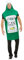 Smiffys Costume da bottiglia di gin, Verde, con tabarro