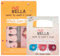MISS NELLA NAIL KIT & 3 POLISH PACK - Kids' Nail Accessories - Peel-off Polish, Stickers, Tattoos, Filer & Toe Separators - Safe & Non-Toxic