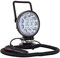 AUXTINGS 4 pouces Rond Portable LED Lampe De Travail 42W Offroad Projecteur Allume cigare Interrupteur avec Support de Base Magnétique pour SUV Remorque Tracteur Camion Ingénierie Maintenance Camping