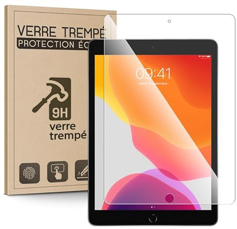 Karylax Panzerglas Displayschutzfolie aus Hartglas (Härtegrad 9H, 3D-Touch, 100% transparent), kratzfest für Apple iPad Air 2019 (10,5 Zoll)