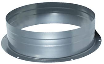 Kanalverbinder Flansch Metall Gerade Rohrflansch für Heizung Kühlung Lüftungssystem 8 Zoll (19,5 cm)
