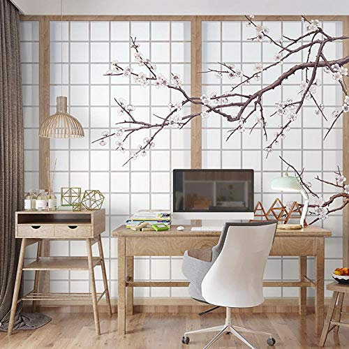 3D New Chinese Antique Blumen- und Vogeltapete Japanisches Sushi Restaurant Tatami Hintergrund Wandbild Schlafzimmer Woh Tapete Wanddekoration fototapete 3d Vlies wandbild Schlafzimmer-430cm×300cm