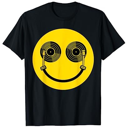 Disc Jockey Smile DJ Maglietta