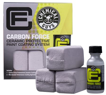 Chemical Guys, Carbon Force Ceramic Paint Coating Kit, 3 Applicators, 1 oz